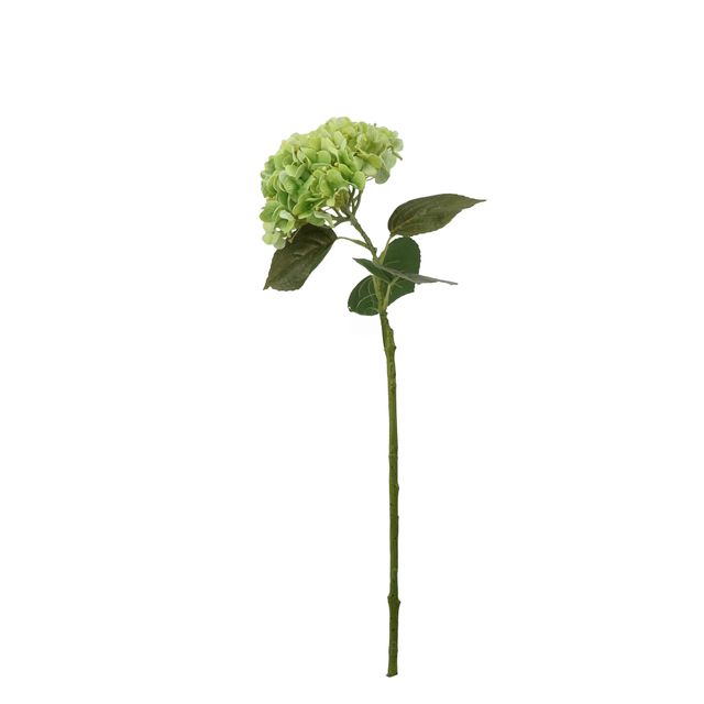 Galho Hortência Verde Toque Real