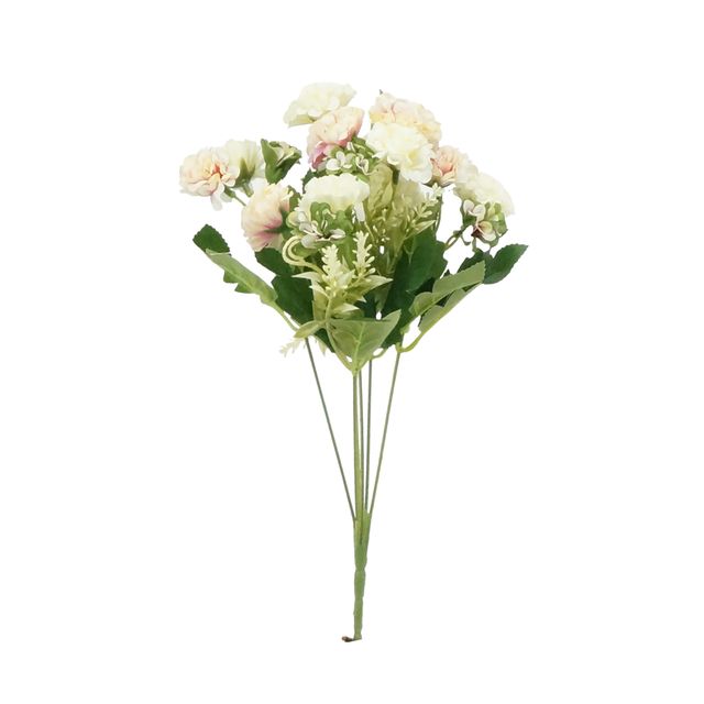 Buquê de Cravo Branco Com Rosa
