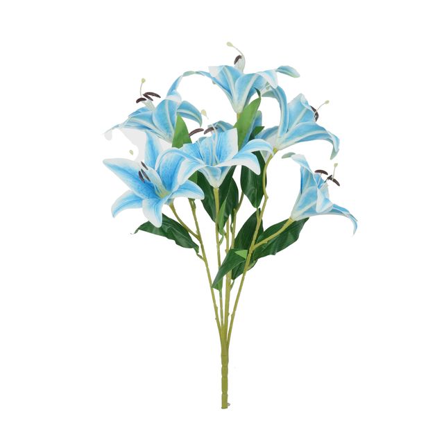 Buquê de Lírio Azul 65cm