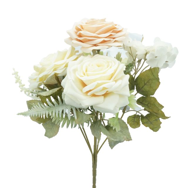 Buquê de Rosa Branco 32cm Buquê de Rosa Branco 32cm