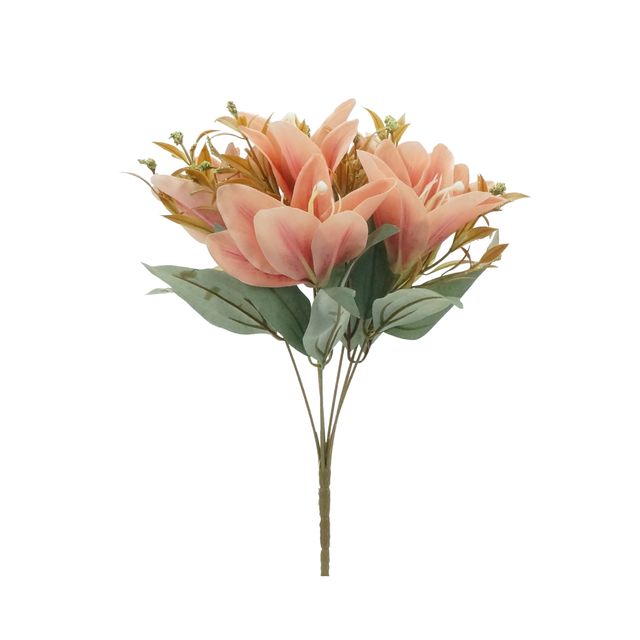 Buquê de Lírio Salmão Luxo Buquê de Lírio Salmão Luxo