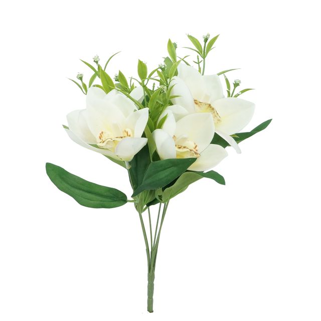 Buquê de Orquídea Branco Buquê de Orquídea Branco