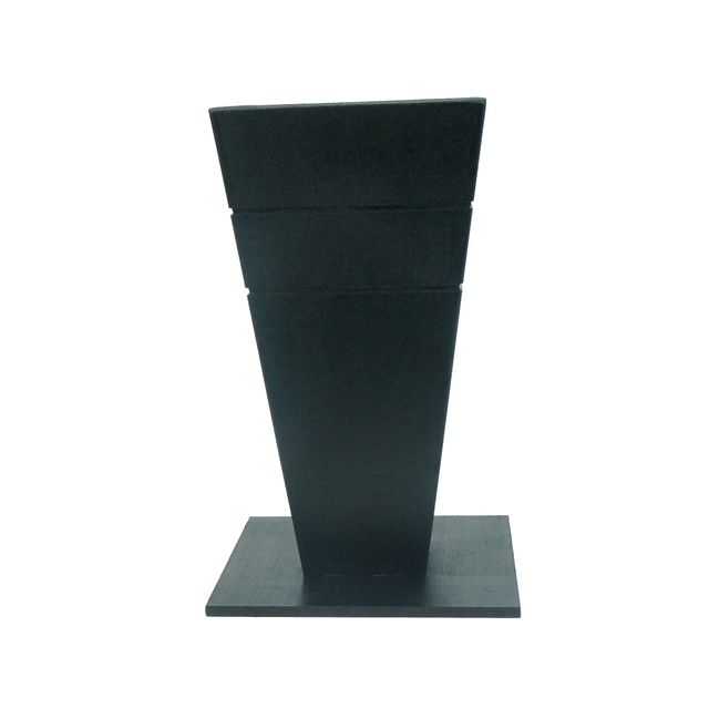 Vaso Tulipa Preto 26cm Vaso Tulipa Preto 26cm