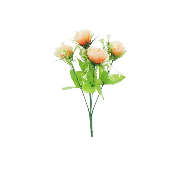 Buquê de Rosa Laranja C/5 Botões Buquê de Rosa Laranja C/5 Botões