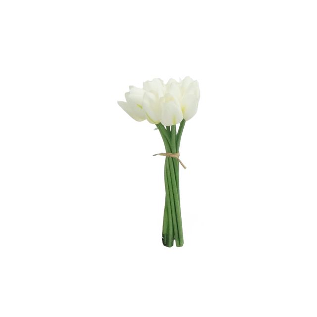 Maço de Tulipa Branca 25cm Maço de Tulipa Branca 25cm