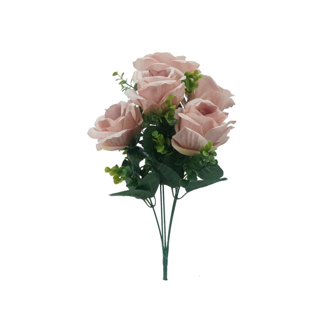 Buquê de Rosa Rosê 40cm Buquê de Rosa Rosê 40cm