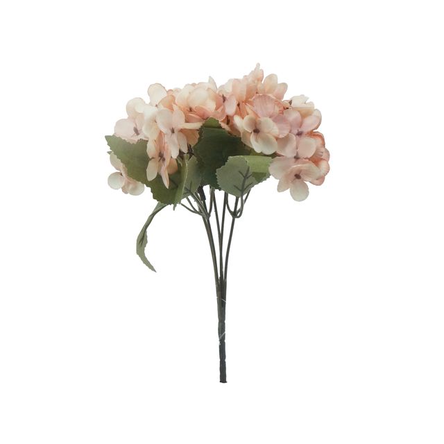 Mini Buquê de Hortência Rosa 25cm