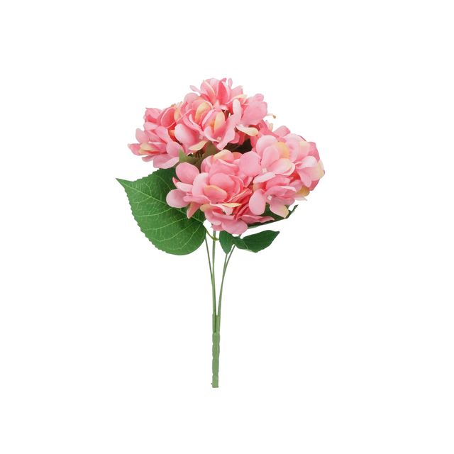 Buquê de Hortênsia Rosa 40cm