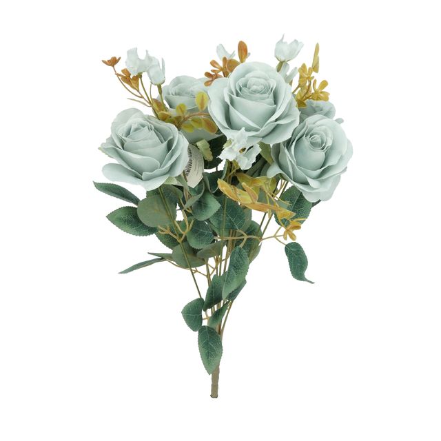 Buquê de Rosa Azul 50cm Buquê de Rosa Azul 50cm