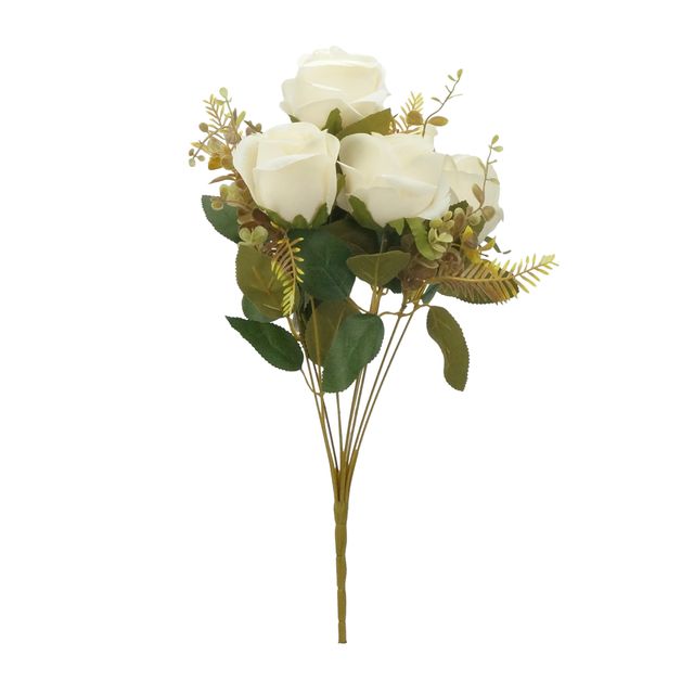 Buquê de Rosa X9 Branca Buquê de Rosa X9 Branca