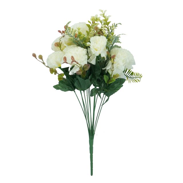 Buquê de Cravo  Branco 50cm