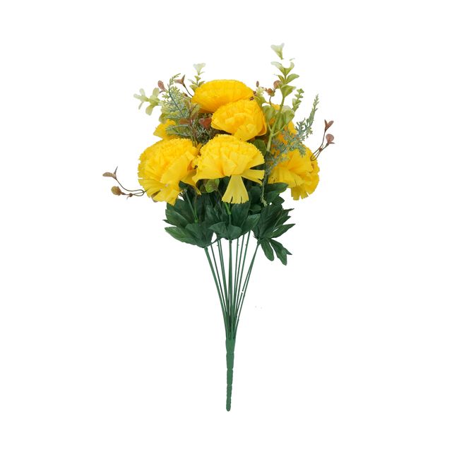Buquê de Cravo  Amarelo 50cm