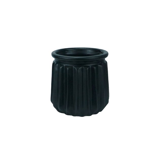 Vaso de Cerâmica Preto Vaso de Cerâmica Preto