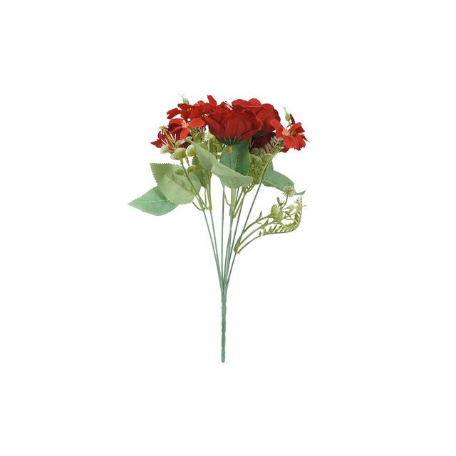 Buquê de Rosa X5 Vermelha 30cm Buquê de Rosa X5 Vermelha 30cm